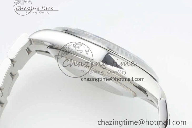 0212 DateJust 41 126334 NTF 1:1 Best Edition 904L Steel Gray Dial Green Roman on Oyster Bracelet VR ZeroBulk 2285